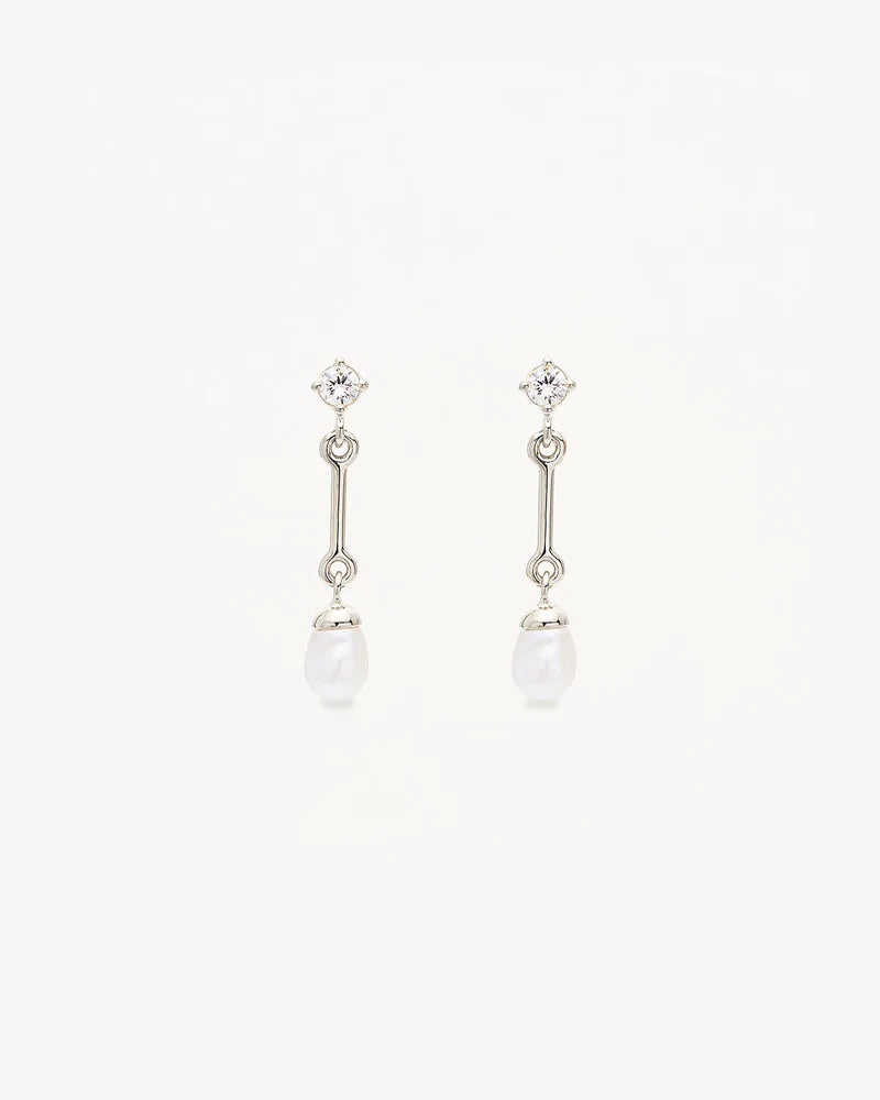 Embrace Stillness Pearl Drop Earrings