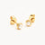 Like The Sky Pearl Stud Earrings - Gold