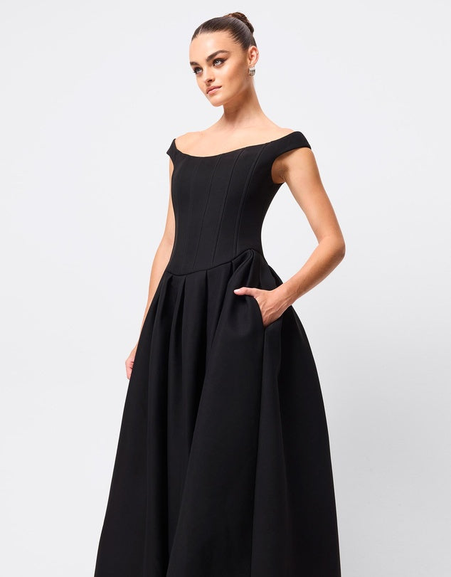 Adoration Maxi Dress - Black