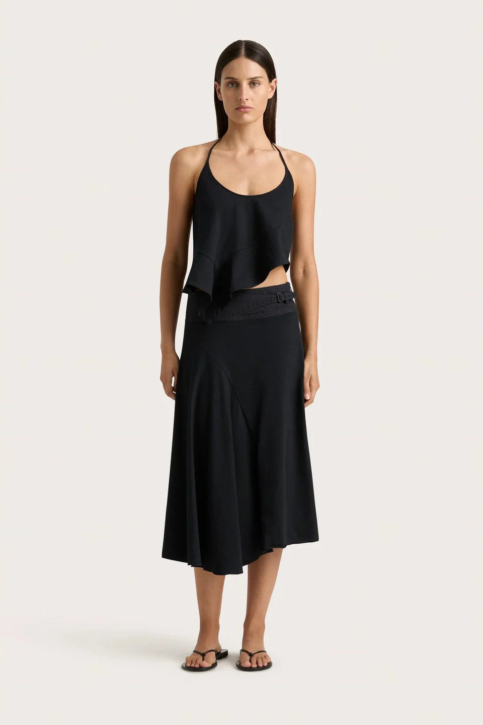 Maceio Asymmetrical Skirt - Black