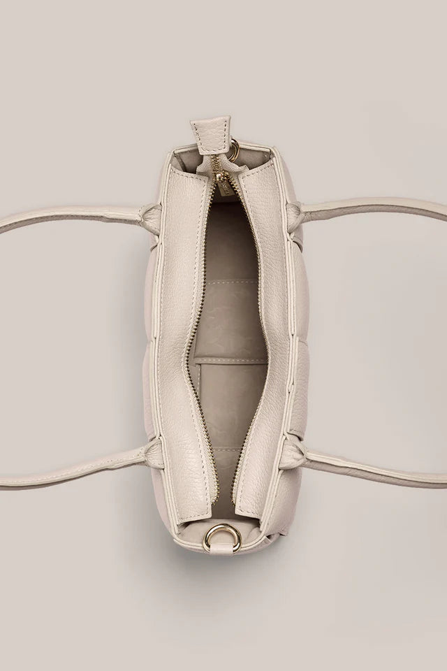 Margot Woven Baguette - Ivory