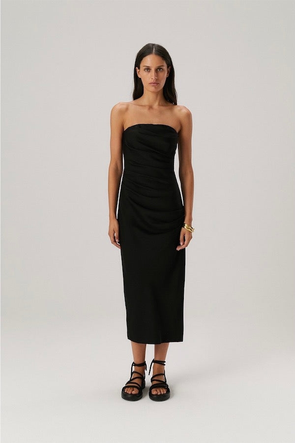 Saoirse Midi Dress - Black
