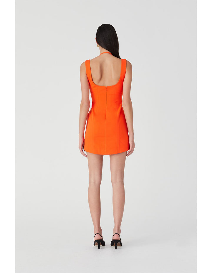 Lowen Dress - Flame Red