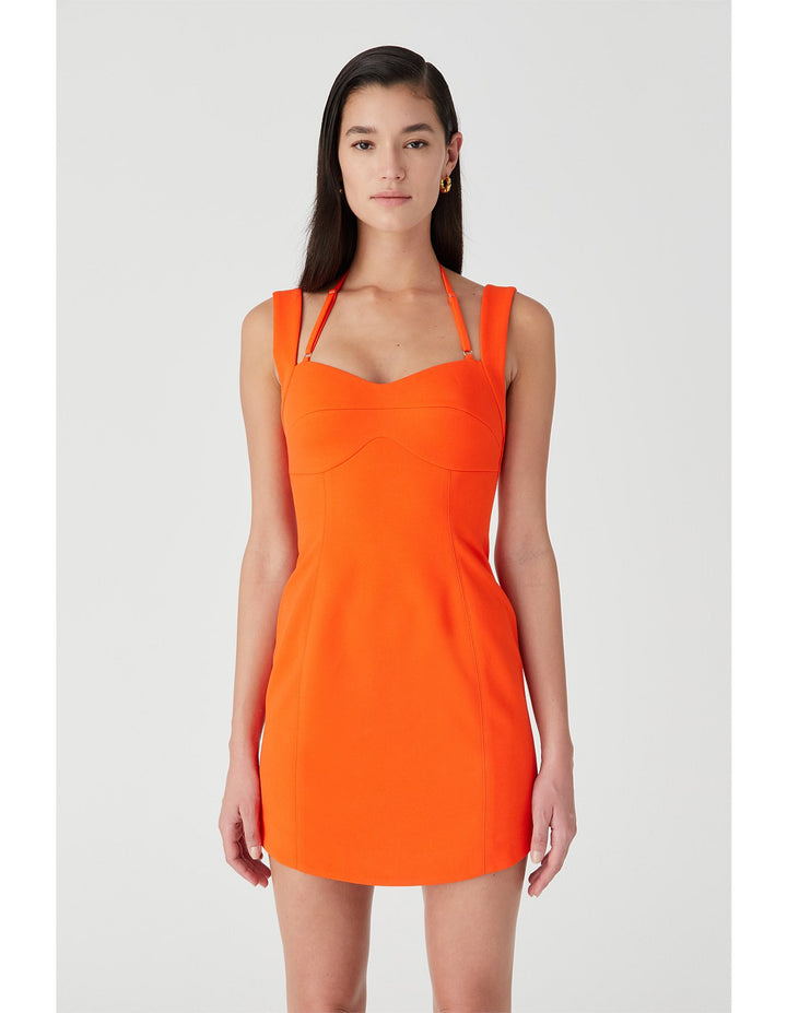 Lowen Dress - Flame Red