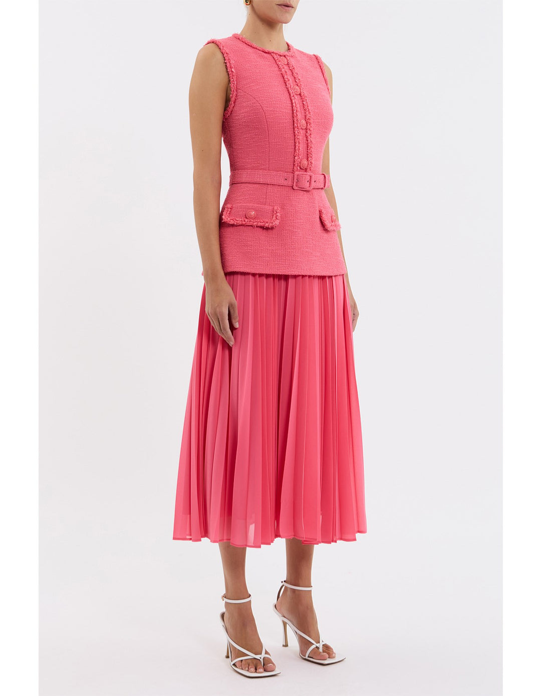 Montana Midi Dress  - Rose