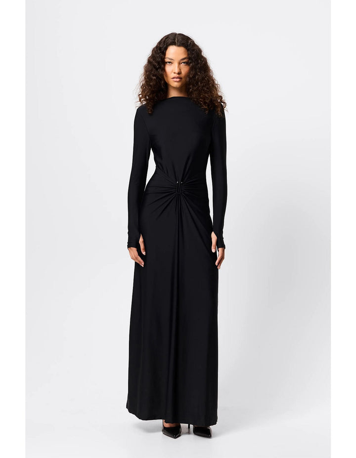 Regal Maxi Dress - Black