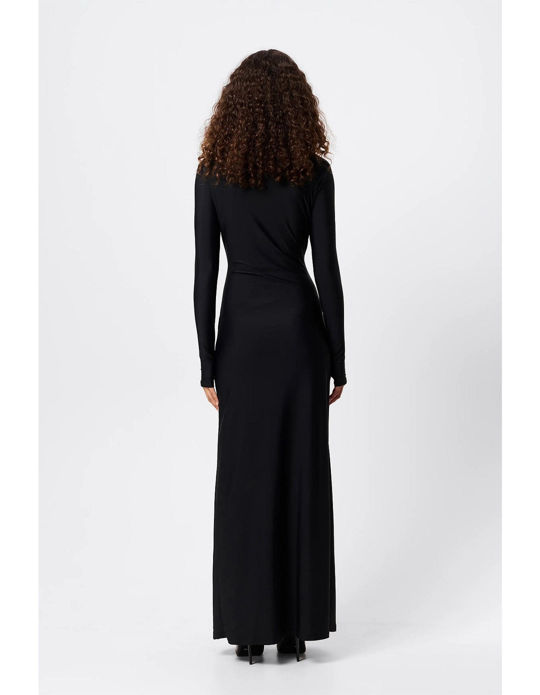 Regal Maxi Dress - Black