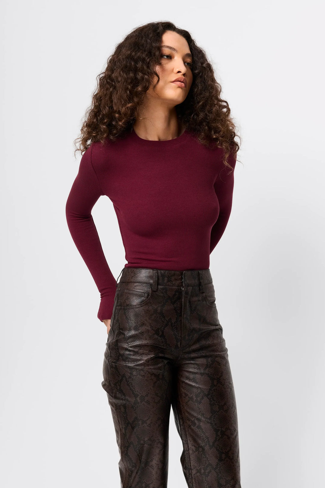 Brooklyn Top - Bordeaux