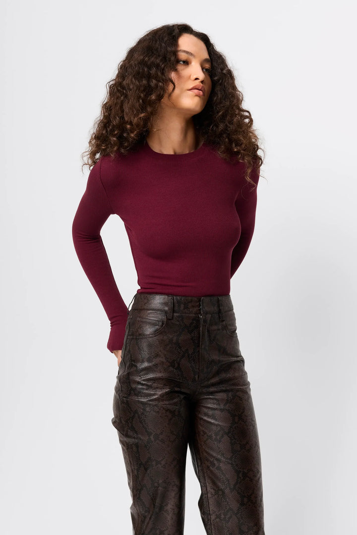 Brooklyn Top - Bordeaux