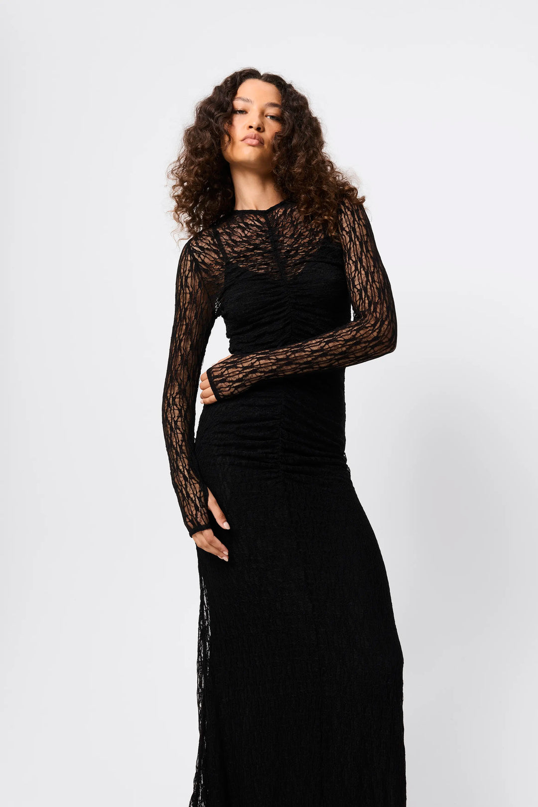 Close To You Maxi Dress - Black