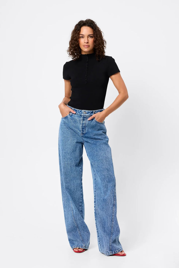 Mayfair Short Sleeve Top - Black