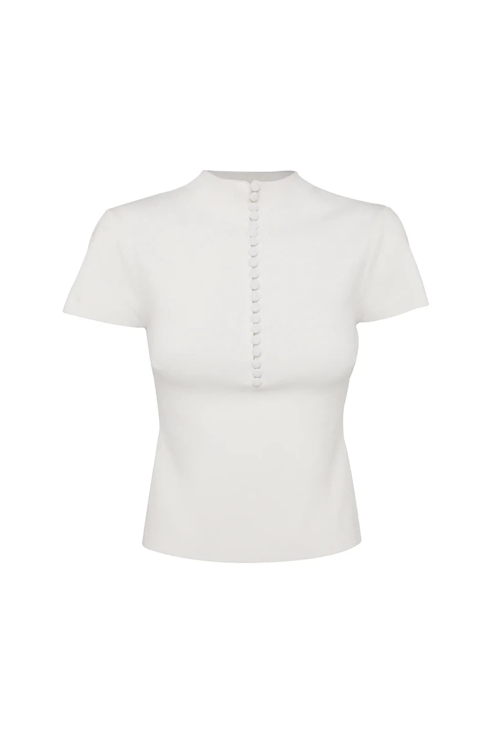 Mayfair Short Sleeve Top - White