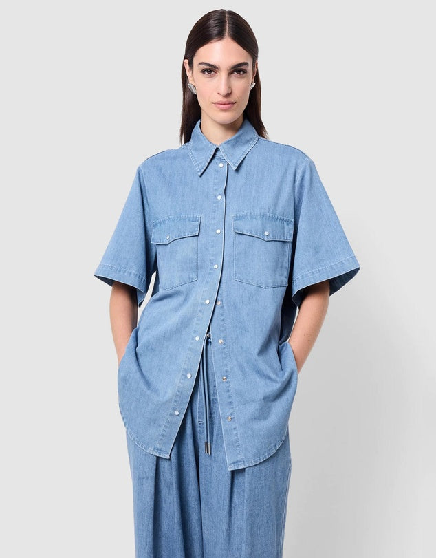 High Tide Shirt - Chambray