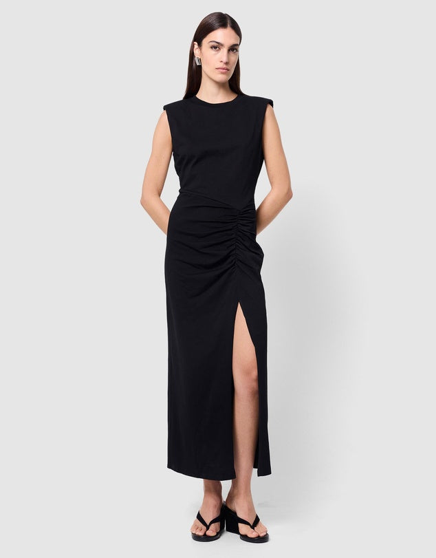 Solide Midi Dress - Black