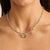 18" With Love Annex Link Necklace - Sterling Silver