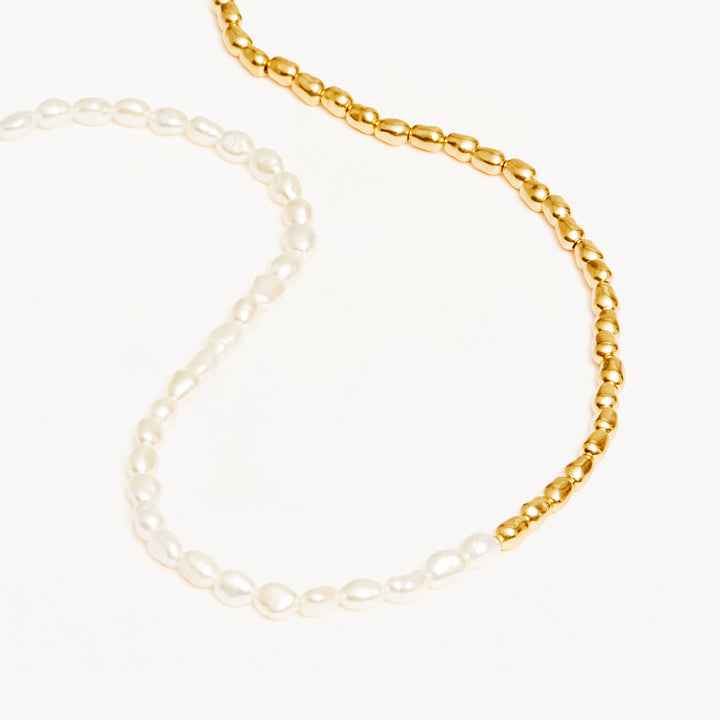 By Your Side Pearl Gold Choker