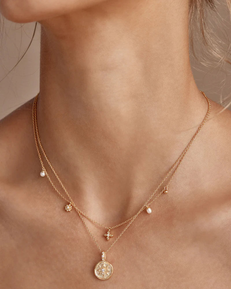 Live In Peace Choker - 18k Gold Vermeil