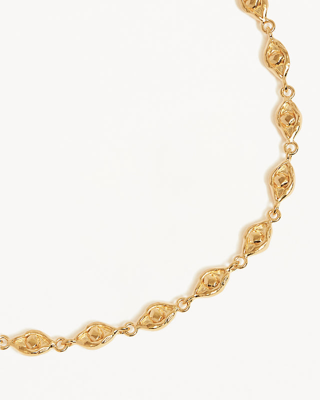 Lucky Eye Choker 18k Gold Vermeil
