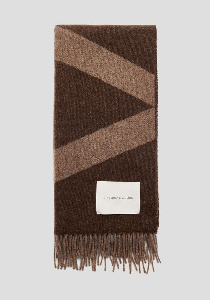 Snowdrift Scarf - Chocolate
