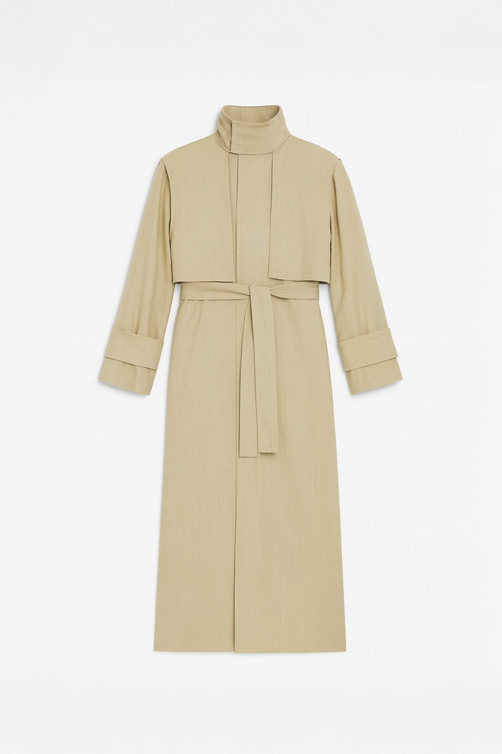 Omar Trench Coat - Sandstone