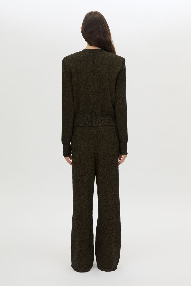 Soleo Textured Knit Cardigan - Cocoa