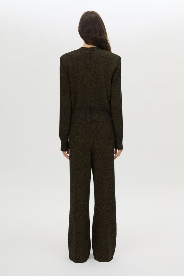 Soleo Textured Knit Cardigan - Cocoa