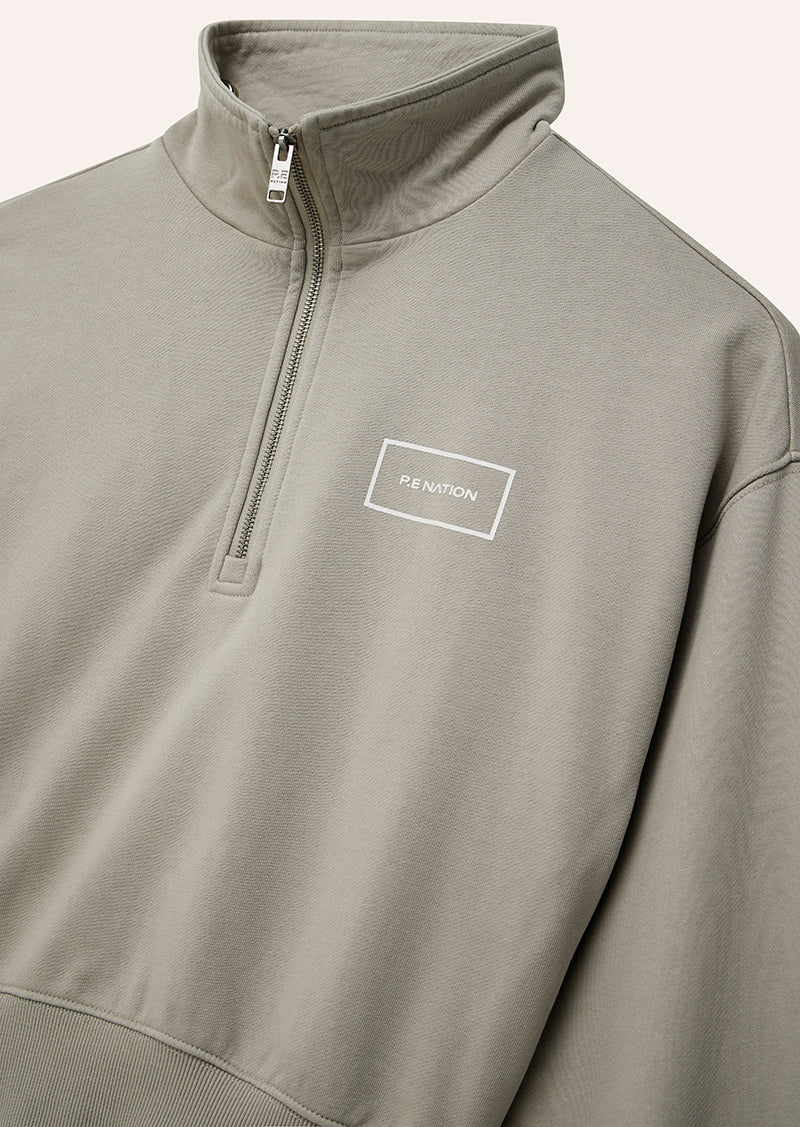 Tranquility Zip Sweat - Washed Moonstruck