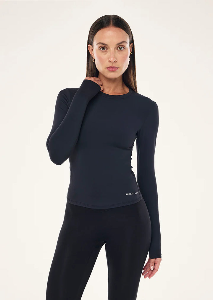 Foundation LS Top - Black