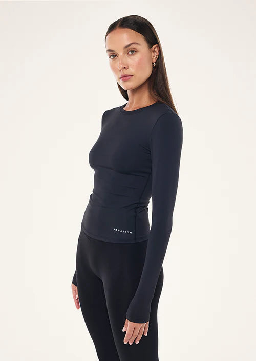Foundation LS Top - Black