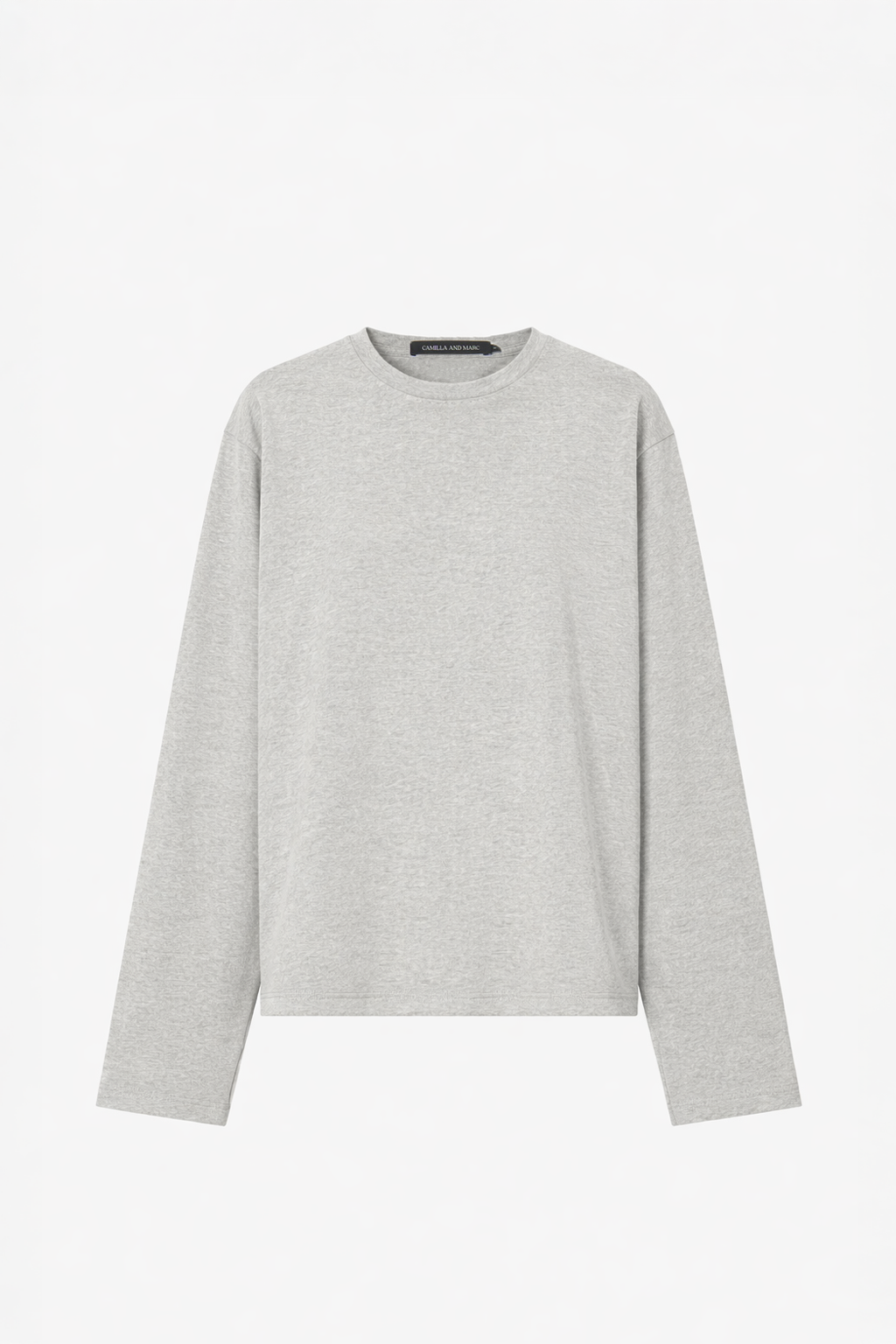 Peretti Long Sleeve Tee - Grey Marle