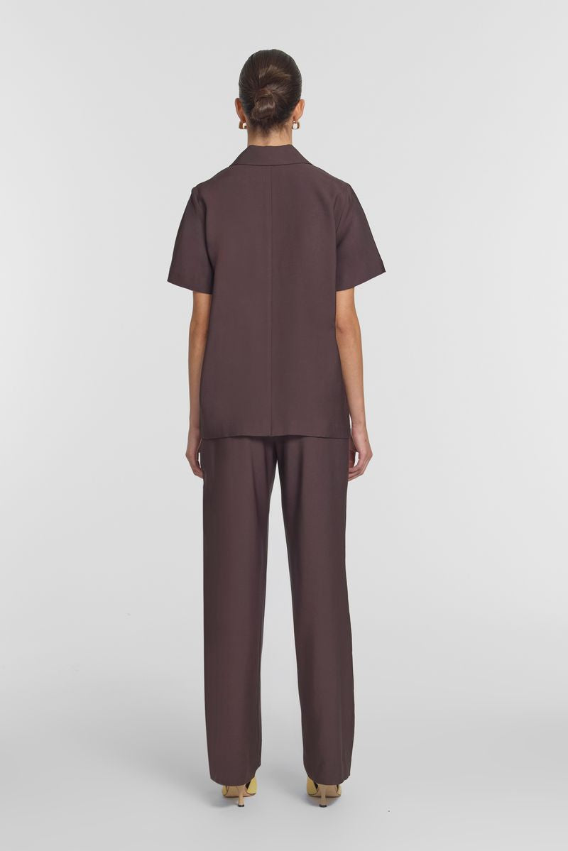 Hepburn Shirt - Chocolate