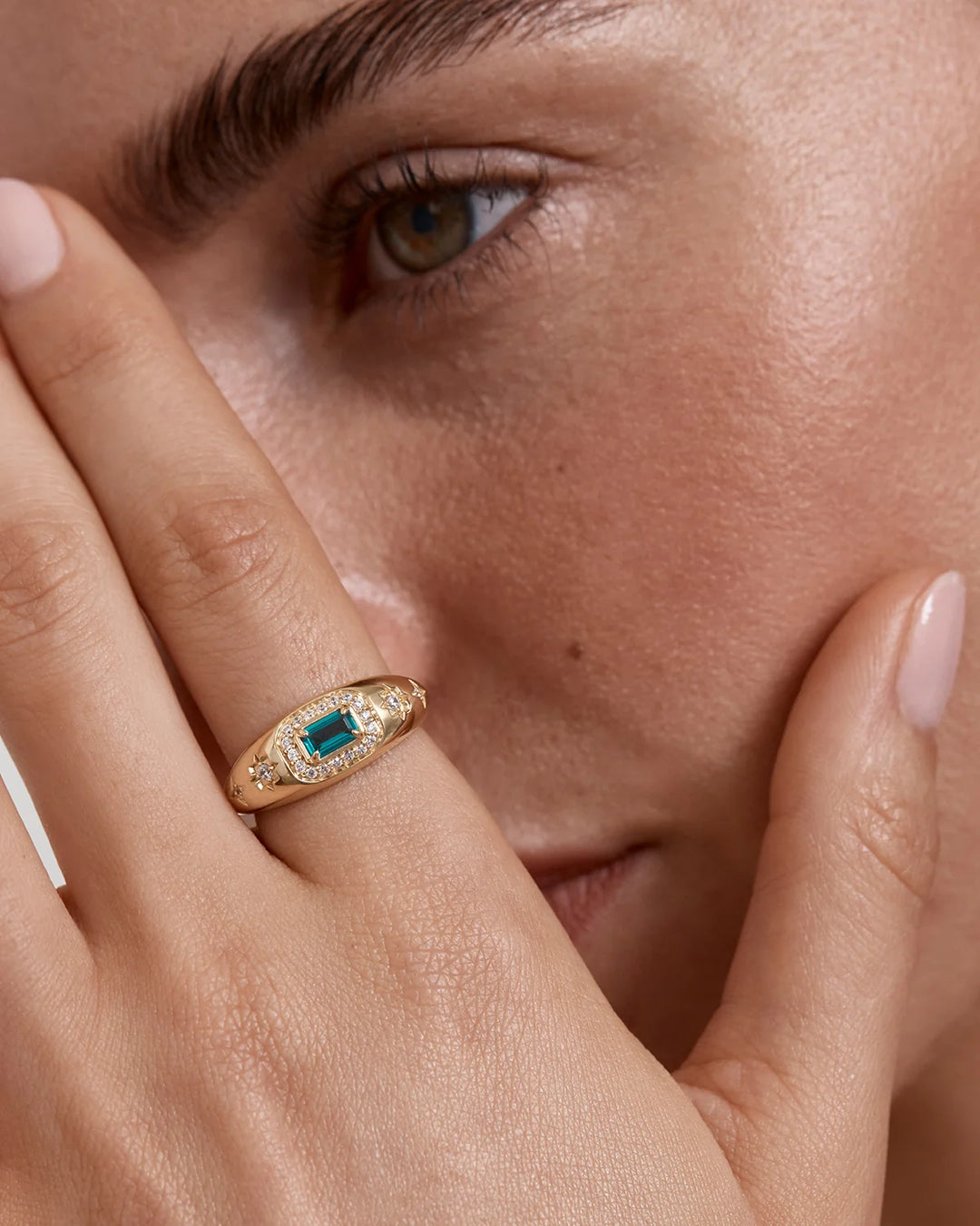 Trust Your Intuition Ring (7) - 18k Gold Vermeil