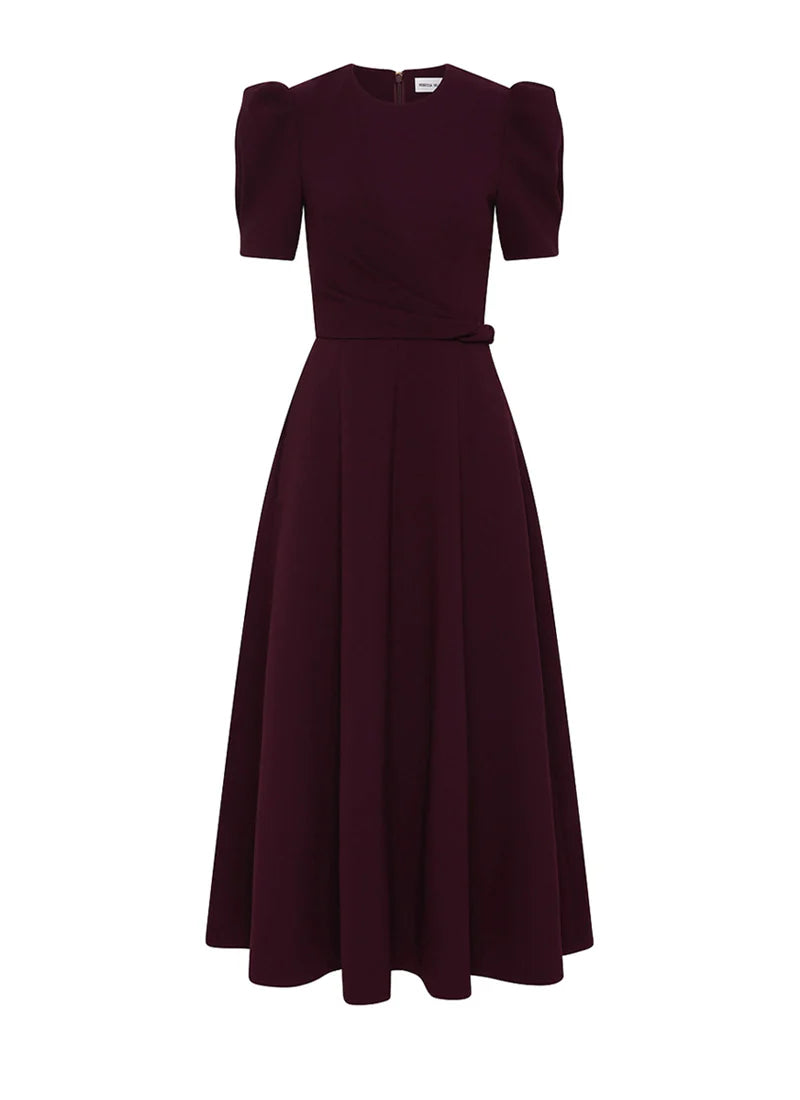 Syrah Midi Dress - Blackberry