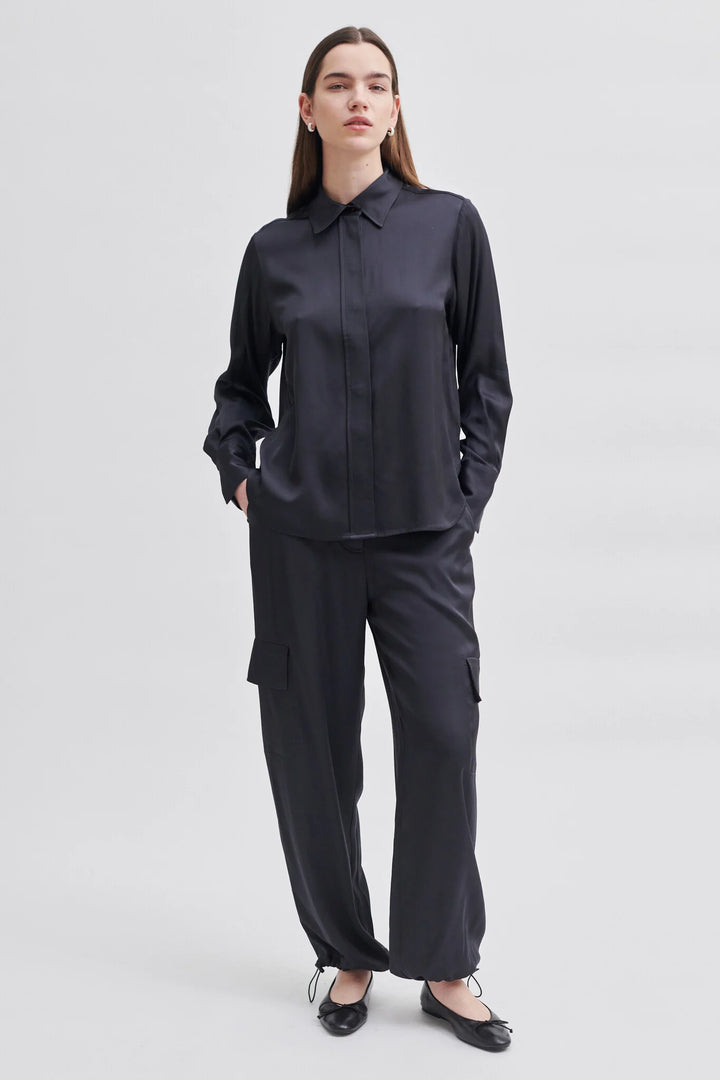 Galla Cargo Silky Pant - Volcanic Ash