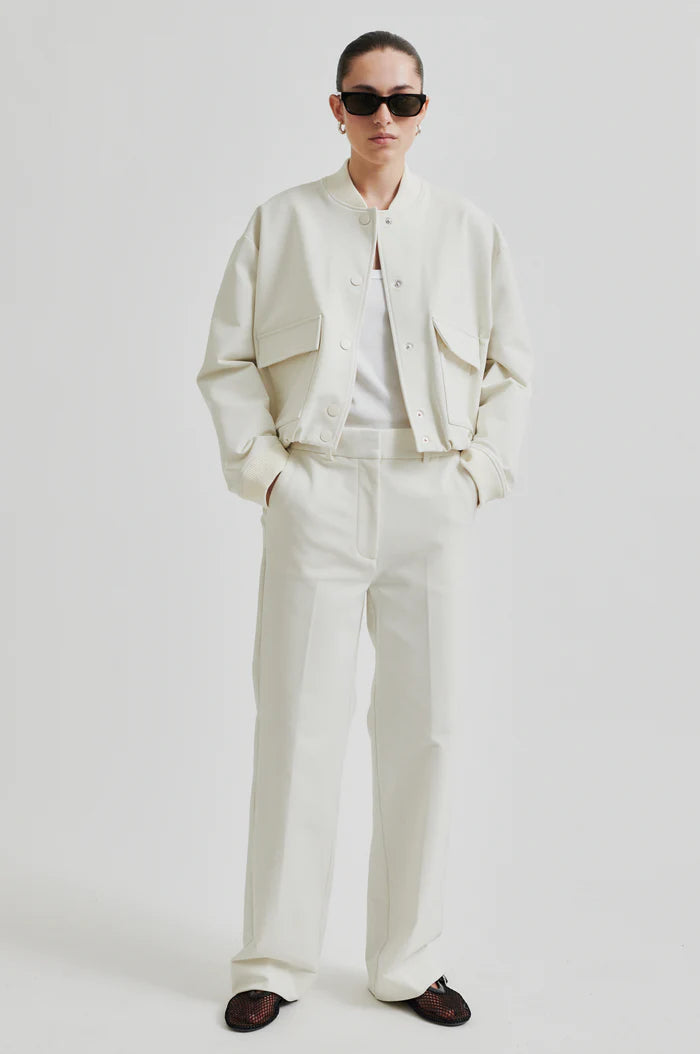 Lui Tailored Pant - Coconut Milk
