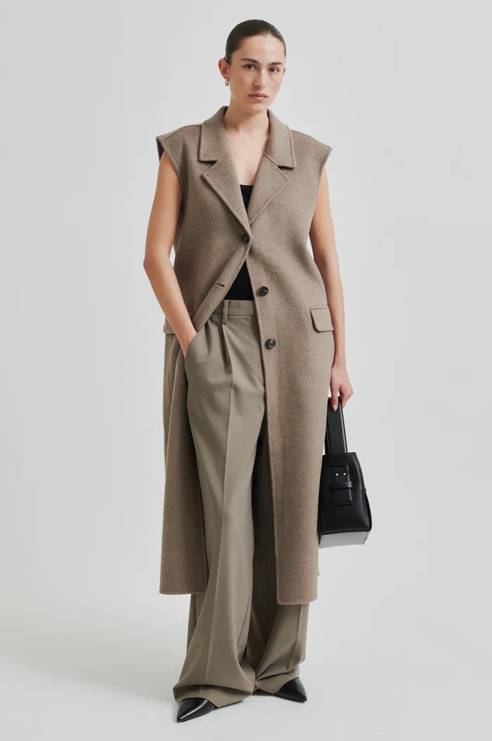Cira Long Waistcoat - Fallen Rock