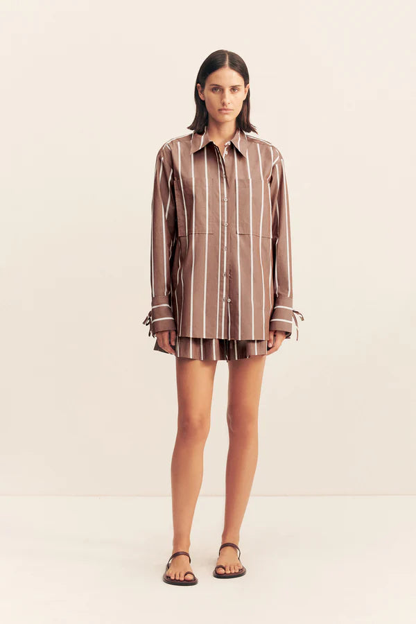 Spencer Shirt - Cafe Au Lait