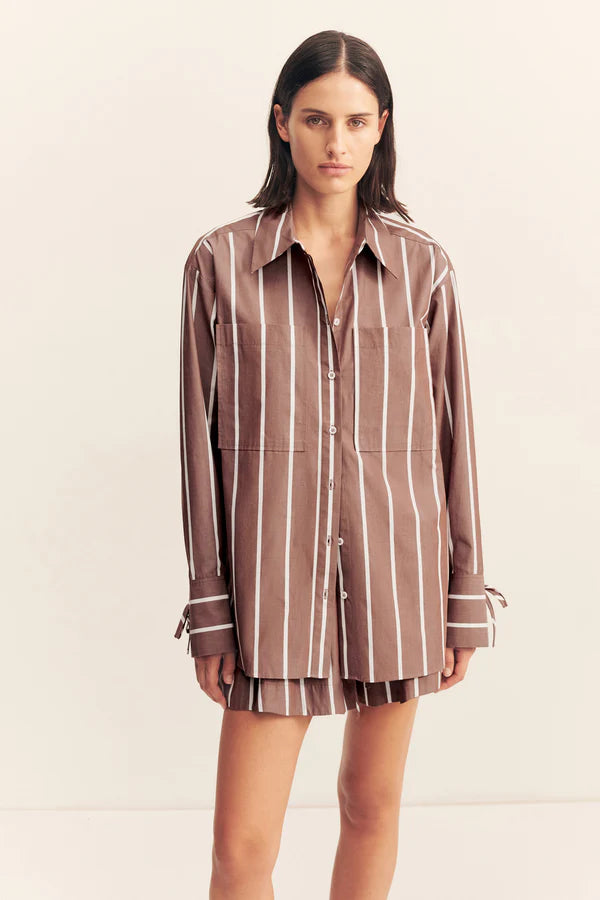 Spencer Shirt - Cafe Au Lait