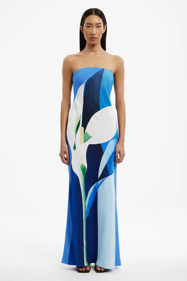 Mora Strapless Dress - Calla Lilly