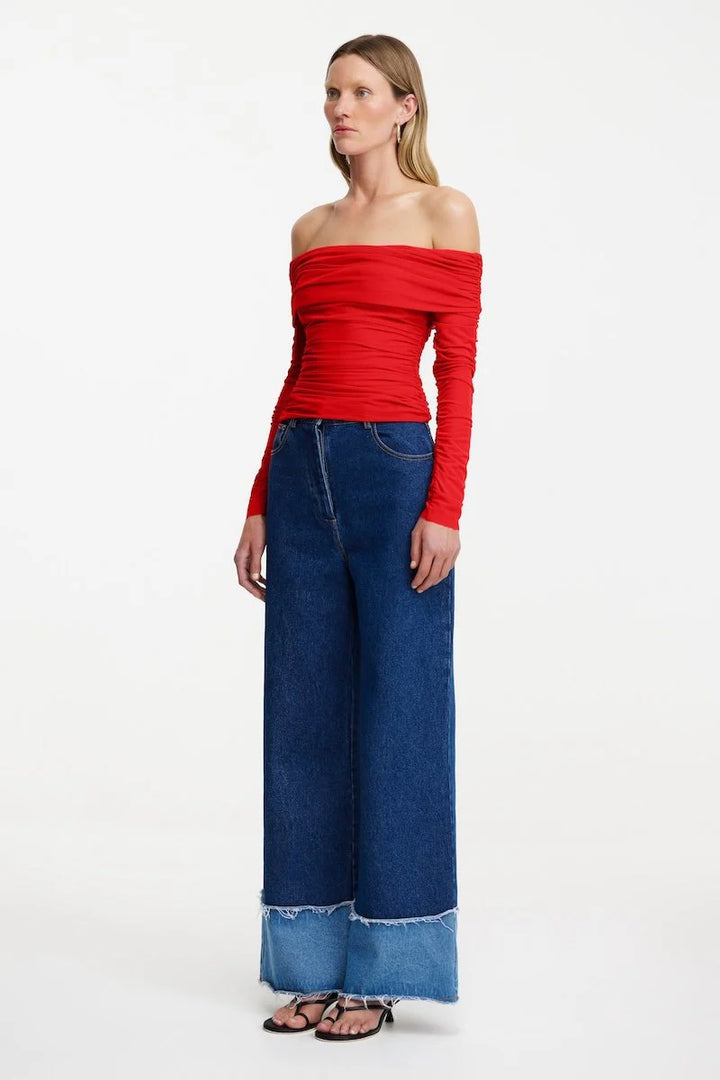 Tillie Long Sleeve Top - Chilli