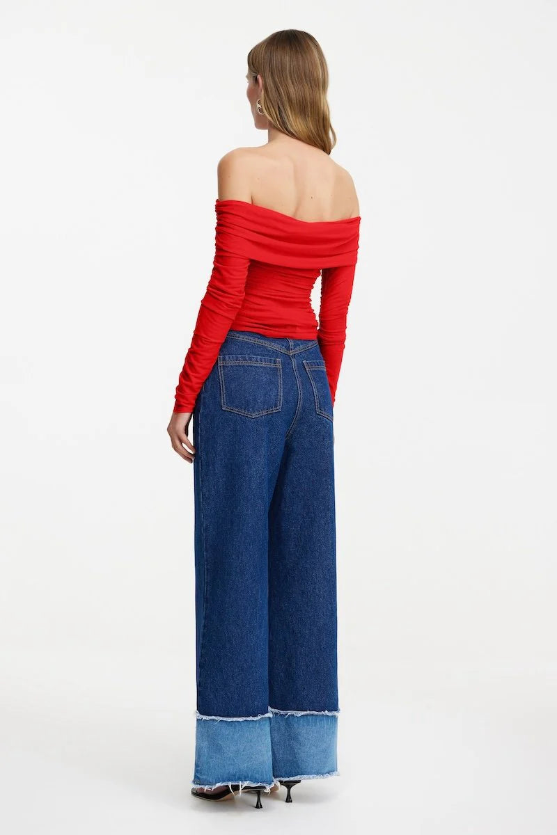 Tillie Long Sleeve Top - Chilli