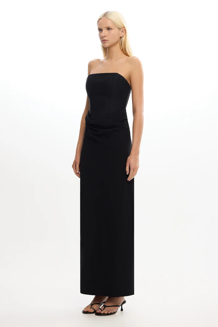 Ariya Strapless Dress - Black
