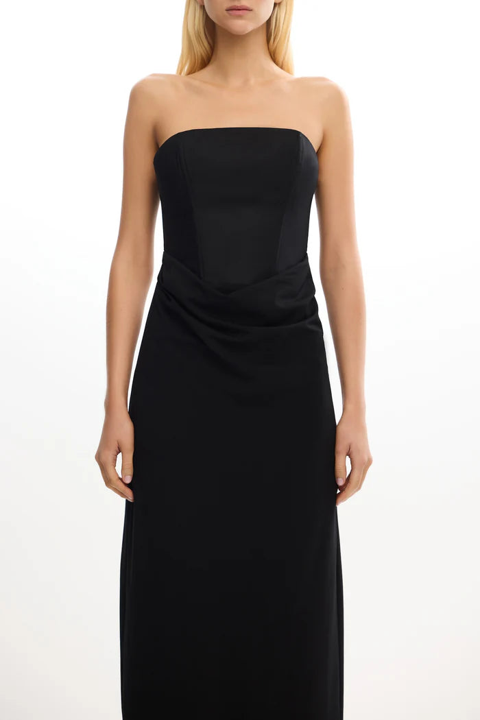 Ariya Strapless Dress - Black