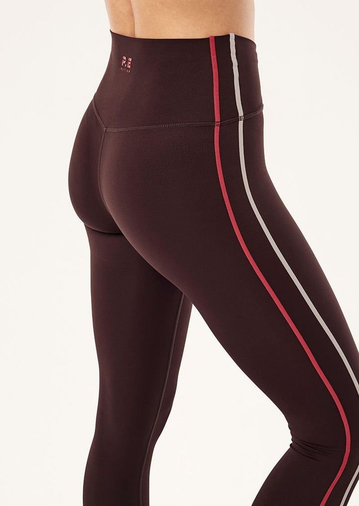 Clarity FL Legging - Dark Plum/Soft Pink