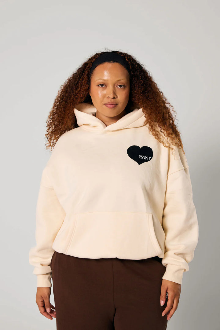 Ssaint Heart Hoodie - Butter