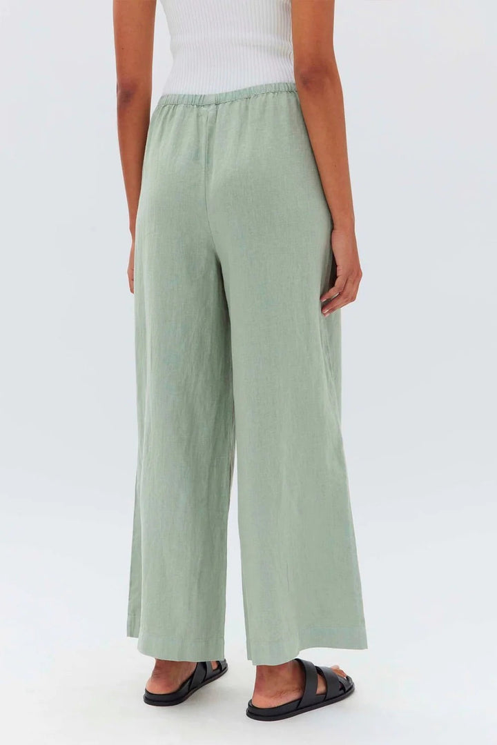 Stella Linen Pant - Nettle