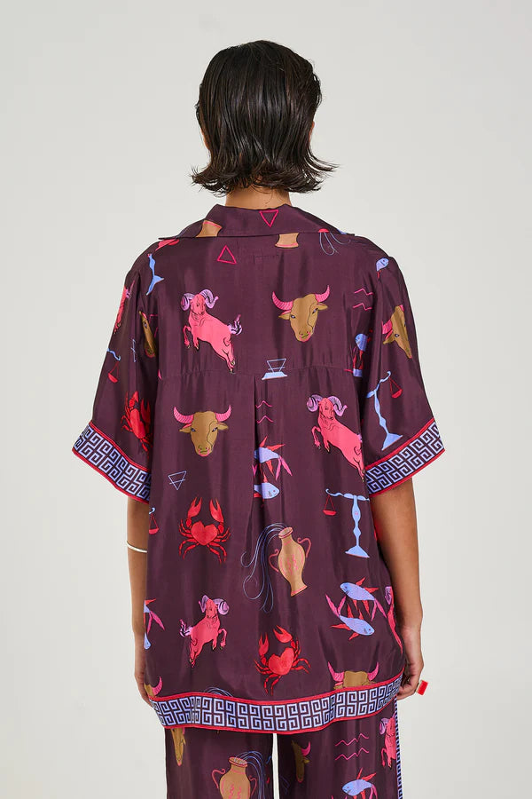 Button Up SS Shirt - Zodiac