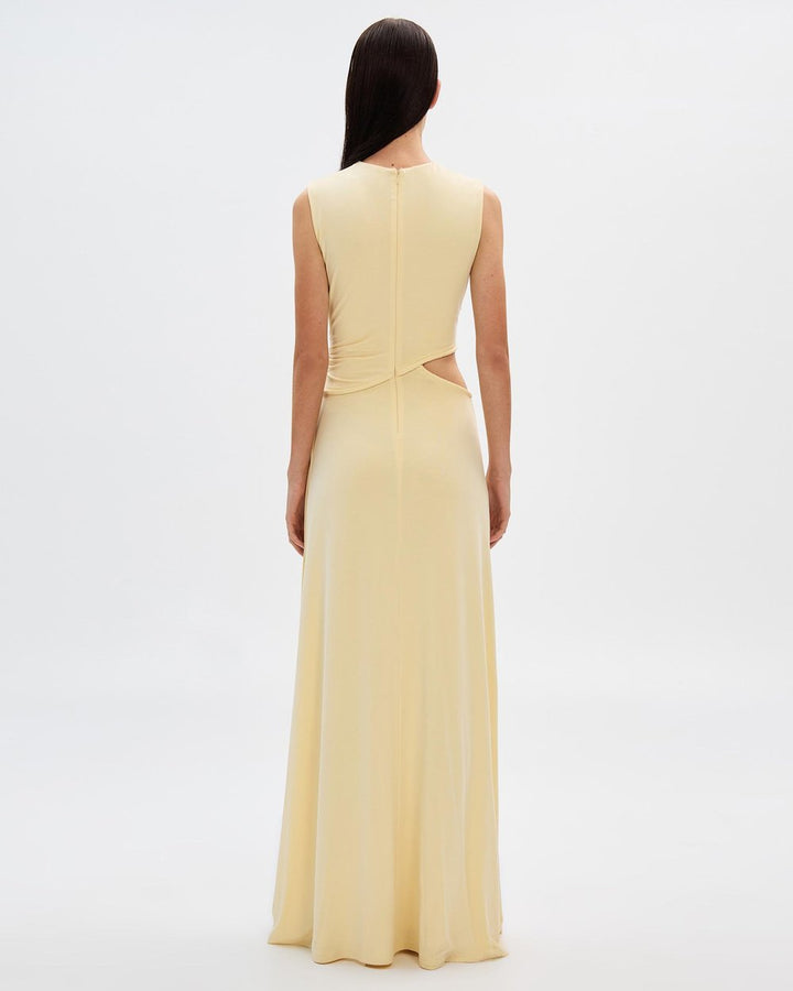 The Sierra Jersey Gown - Butter