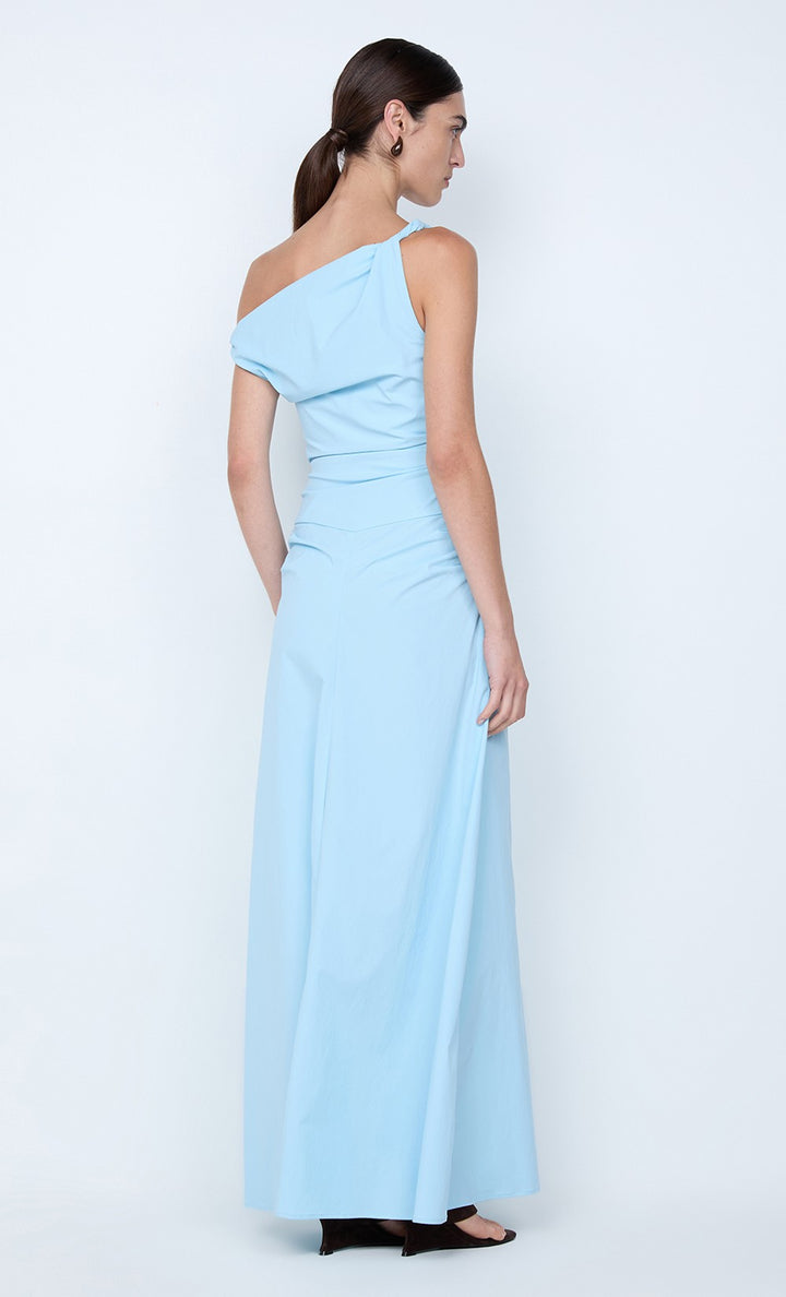 Lyana Asym Maxi Dress- Sky Blue