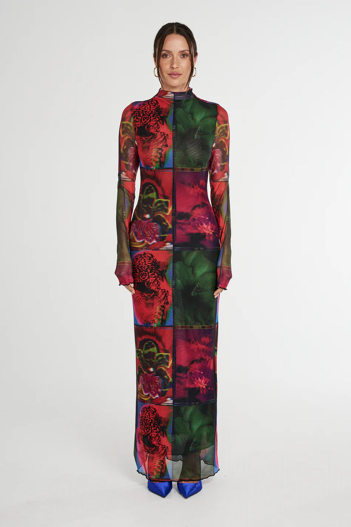 Summi LS Maxi Dress - Untamed